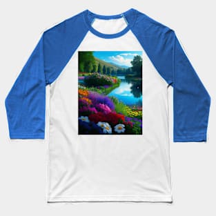 scenery flower garden Baseball T-Shirt